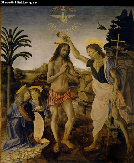 Andrea del Verrocchio Baptism of Christ